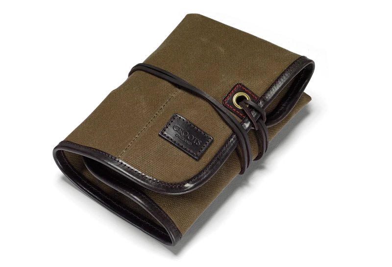 Croots Vintage Canvas Tool Roll - Werkzeugtasche - olive grün
