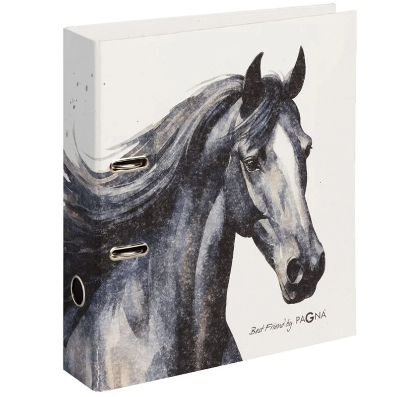 PAGNA Ordner A4 · Pferd schwarz · Best Friend
