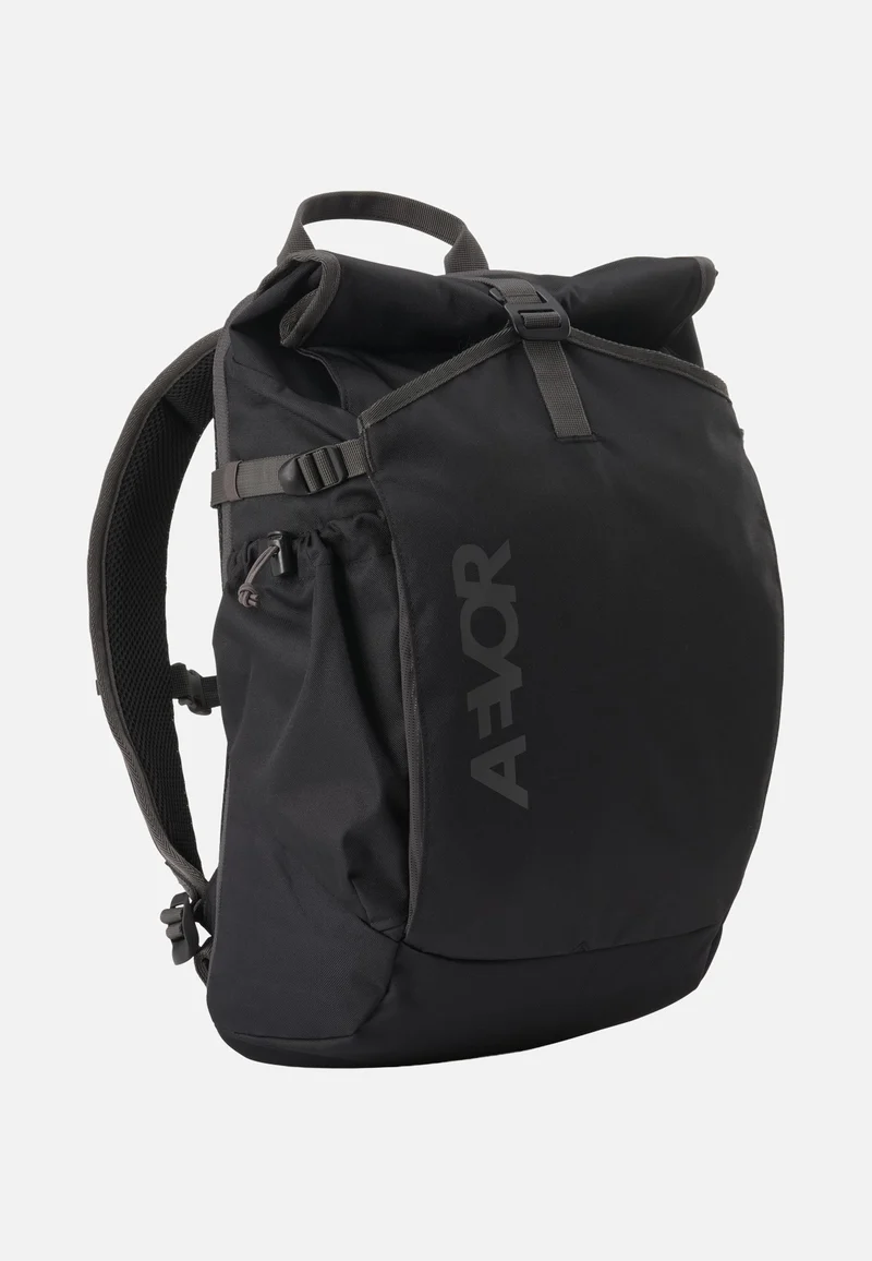 Roll Pack Black Charcoal - Rolltop Rucksack