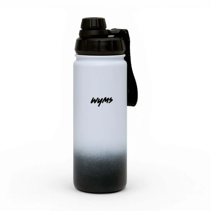 Wyms Edelstahl Trinkflasche 0,5 Liter Fade Black