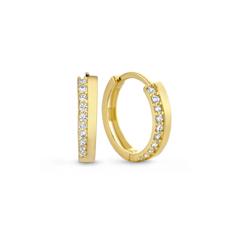 Isabel Bernard Rivoli Esmée 14 Karat | Gold Reif-Ohrringe IB360201