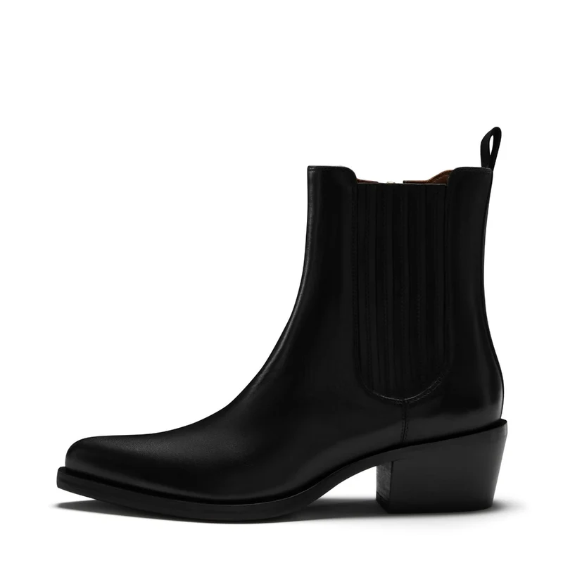 Isabel Bernard Vendôme Amandine Schwarz Kalbsleder Stiefel IB53010-001-38