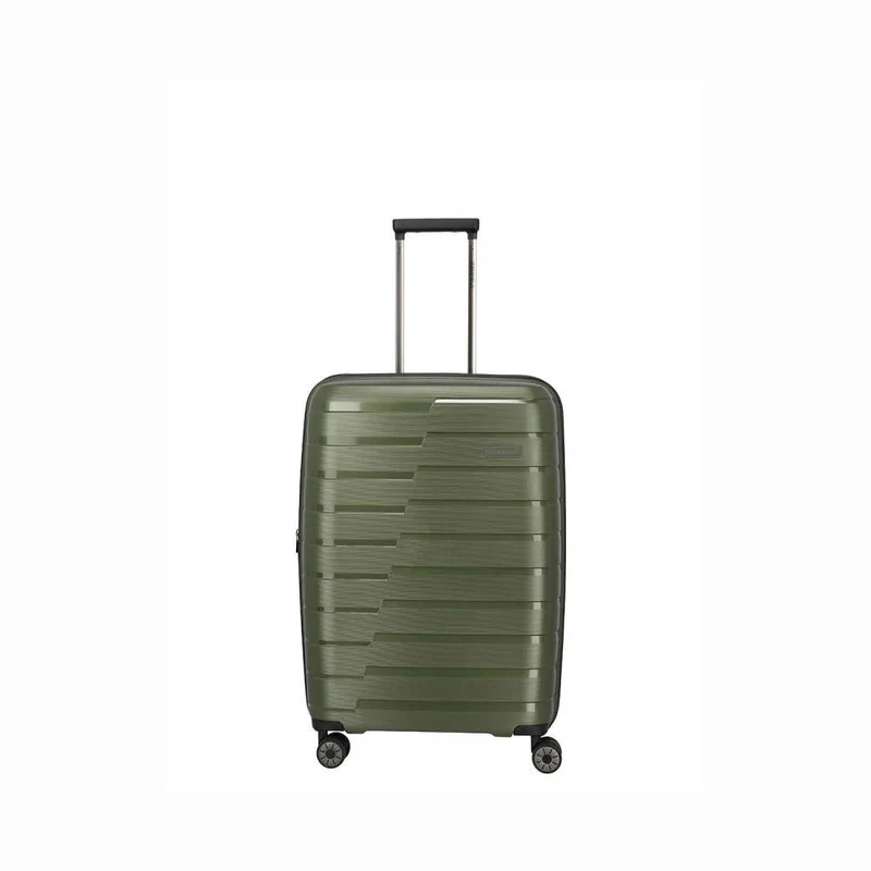 Travelite Air Base Olive 4-Rollen Trolley M 67 cm