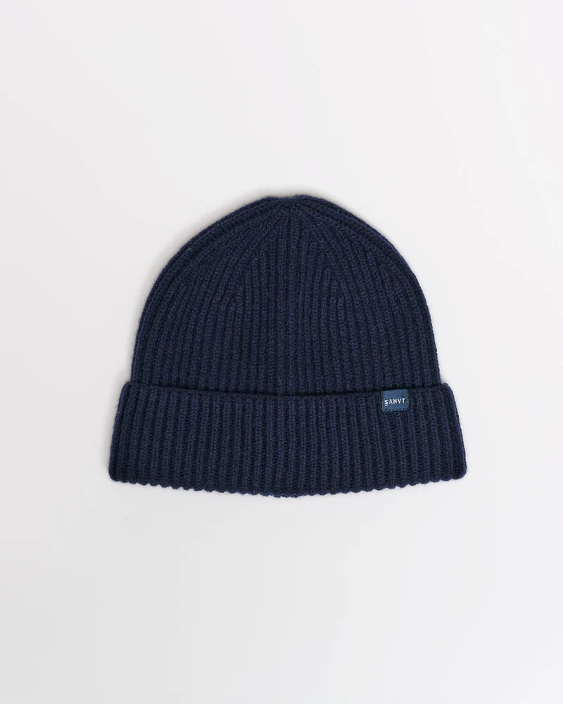 The Merino Beanie - Navy