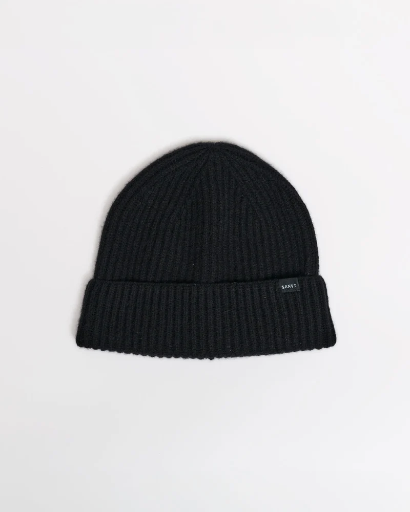 The Merino Beanie - Black