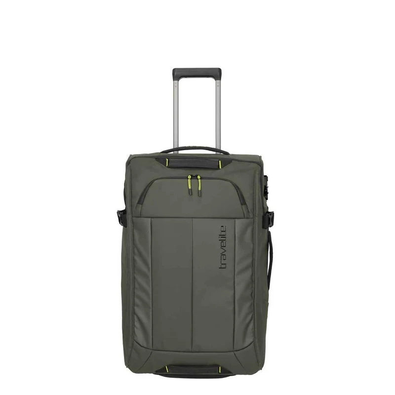 Travelite Briize Khaki Rollenreisetasche M 67 cm