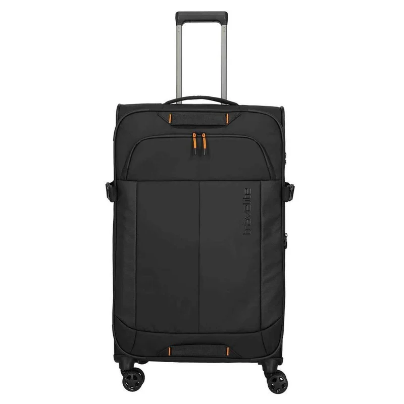 Travelite Briize Schwarz 4-Doppelrollen Trolley L 78 cm