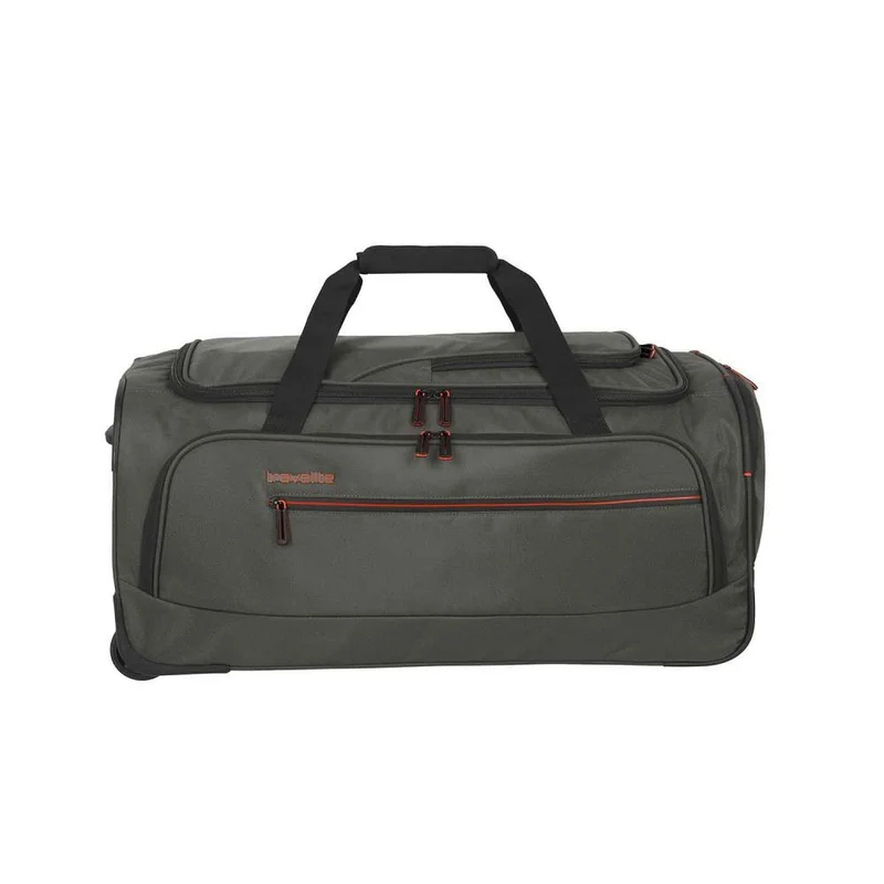 Travelite Crosslite Oliv Rollenreisetasche M 69 cm