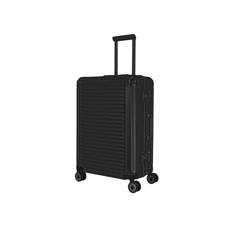 Travelite Next Schwarz 4 Rollen Trolley M 65 cm