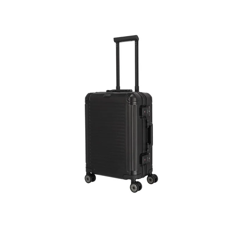 Travelite Next Schwarz 4 Rollen Trolley S 55 cm