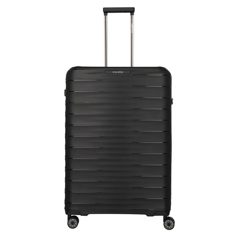 Travelite Mooby Schwarz 4-Doppelrollen Trolley L 77cm