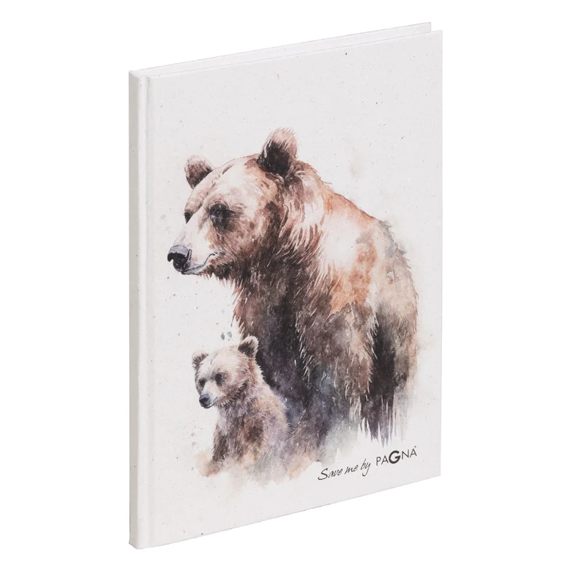 Pagna Notizbuch A5 · Bär · dotted · Save me No. 5