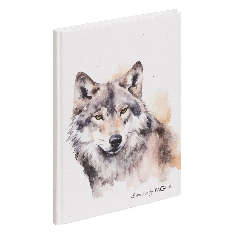 Pagna Notizbuch A5 · Wolf · dotted · Save me No. 5