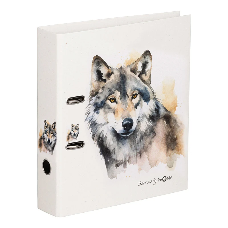 Pagna Ordner A4 · 2 Ringe · Wolf · Save me No. 5