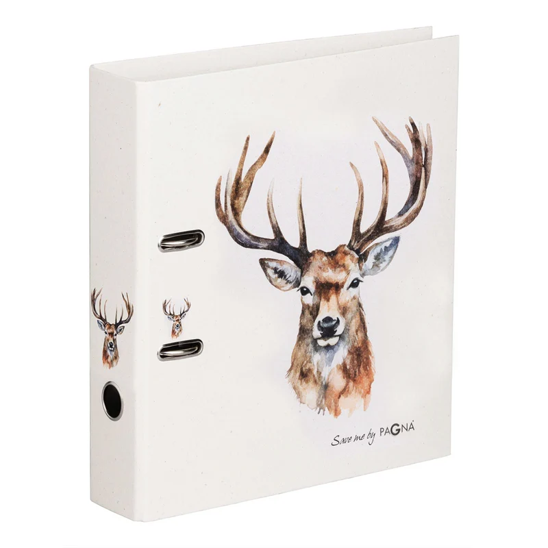 Pagna Ordner A4 · 2 Ringe · Hirsch · Save me No. 5