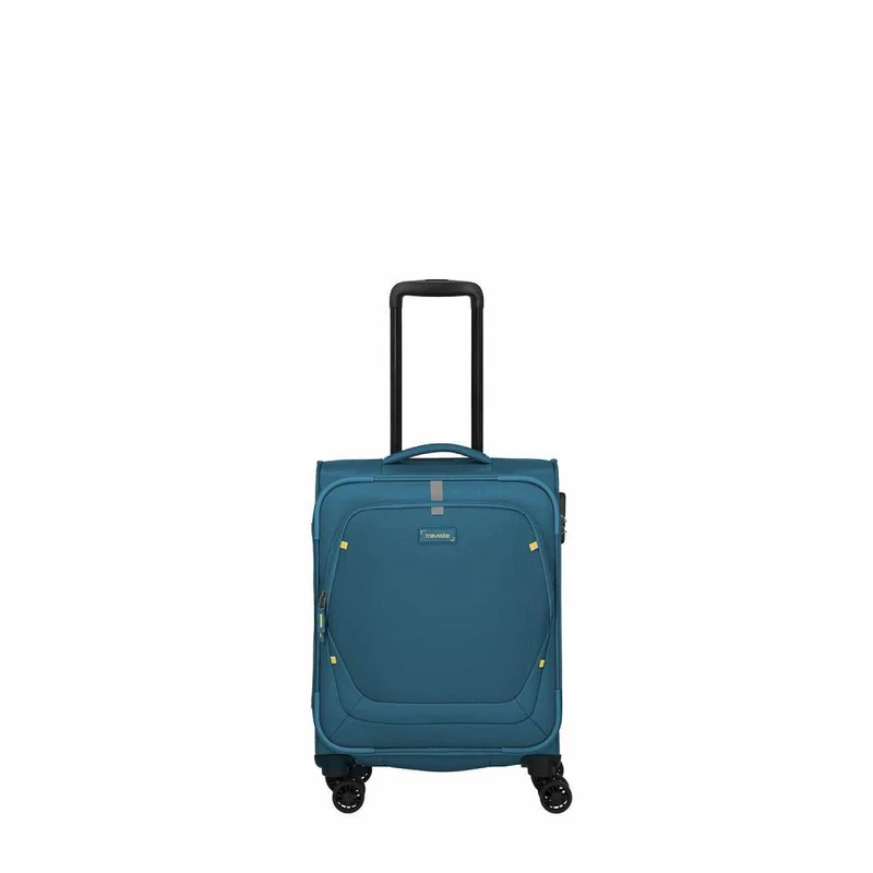 Travelite Umbria Petrol 4 Doppelrollen Trolley S 55 cm