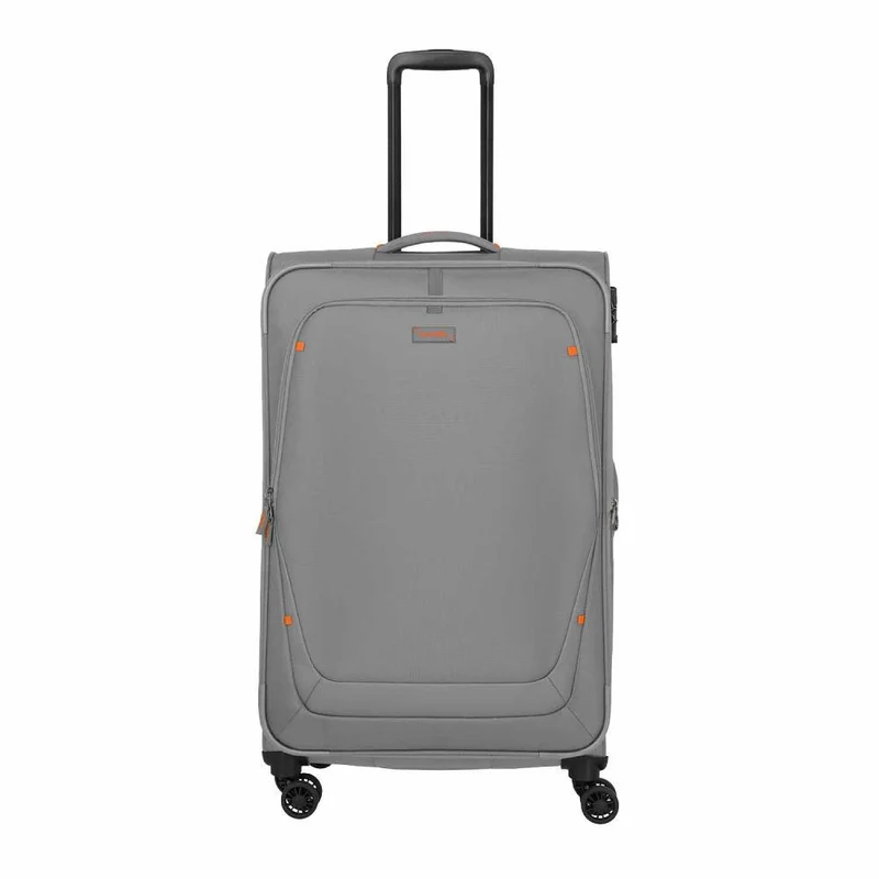Travelite Umbria Smoky Grey 4 Doppelrollen Trolley L 77 cm
