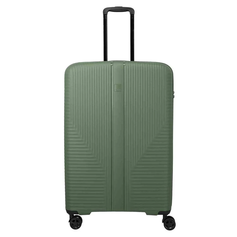 Travelite Air Stripe Grün 4-Doppelrollen Trolley L 77cm