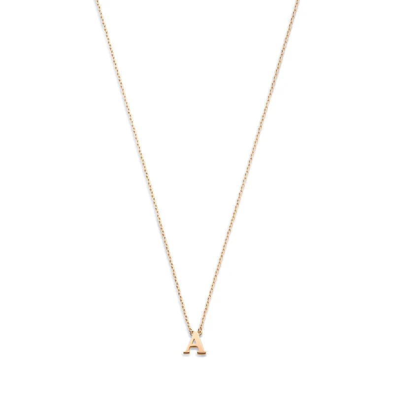 Isabel Bernard La Concorde Chloé 14 Karat | Roségold Initiale Halskette IB340062-A