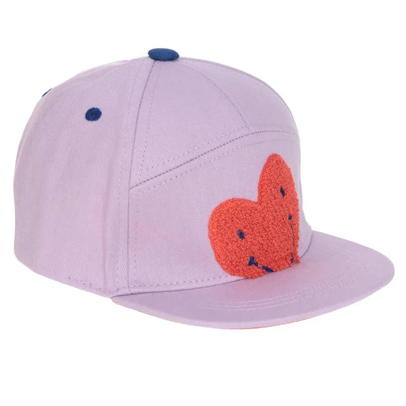 Lässig Kinder Cap · Little Gang · Heart Lila
