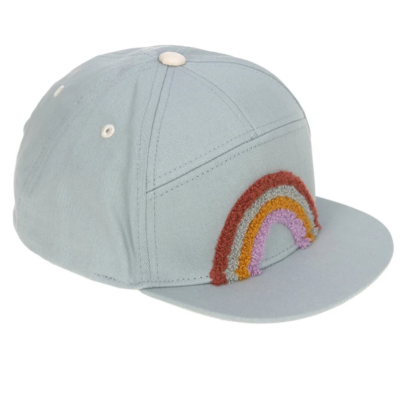 Lässig Kinder Cap · Little Gang · Rainbow hellblau