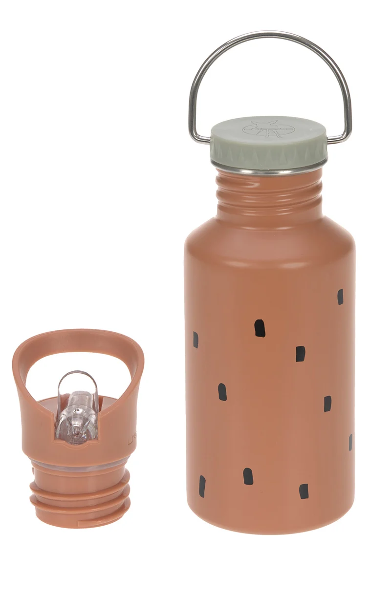 Lässig Edelstahl Trinkflasche · Happy Prints · Caramel