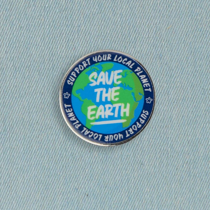 Save The Earth Pin