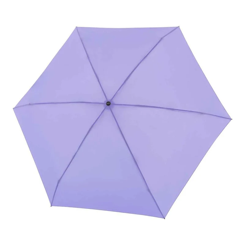 Knirps Fiber Compact Mini Uni Solid Light Purple Manual Regenschirm