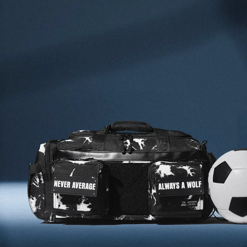 30L Perfect Duffle Bag Black Lightning