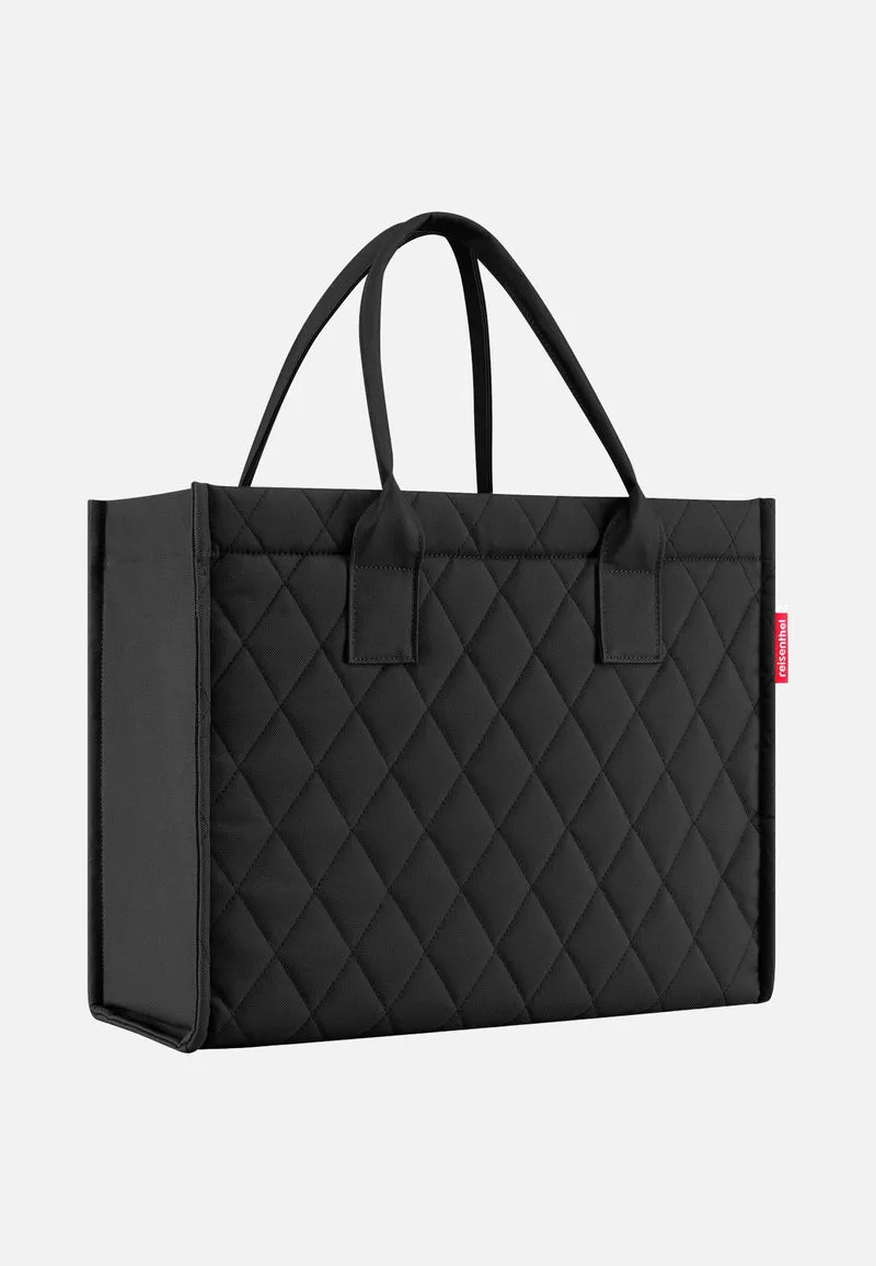 Daily Shopper Business Rhombus Black - Tote Bag