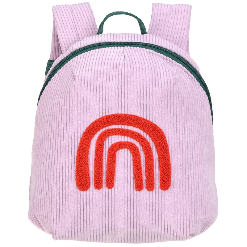 Lässig Kindergartenrucksack Tiny Cord · Little Gang · Rainbow · lilac