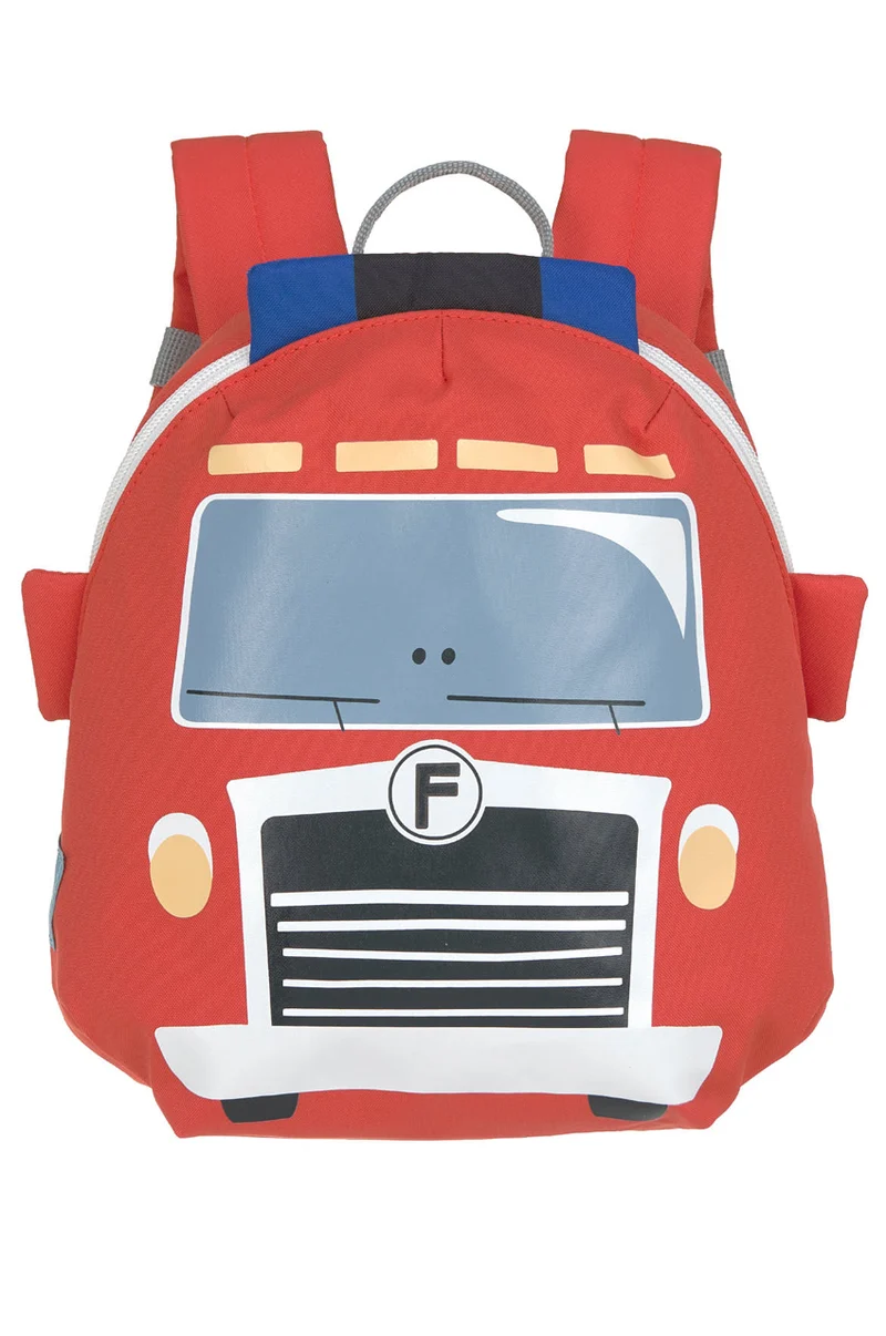 Lässig Kindergartenrucksack · Tiny · Feuerwehr · rot
