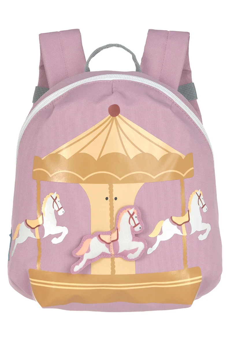 Lässig Kindergartenrucksack · Tiny · Karussell · lila