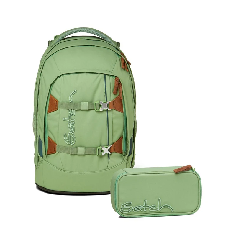 Satch Pack Nordic Jade Green Skandi Edition Schulrucksack Set 2tlg.