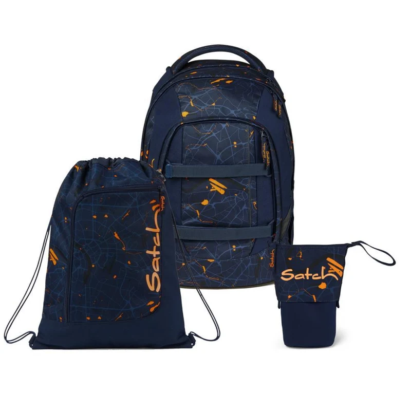 Satch Pack Urban Journey Pencil Slider Light Edition Schulrucksack Set 3tlg.