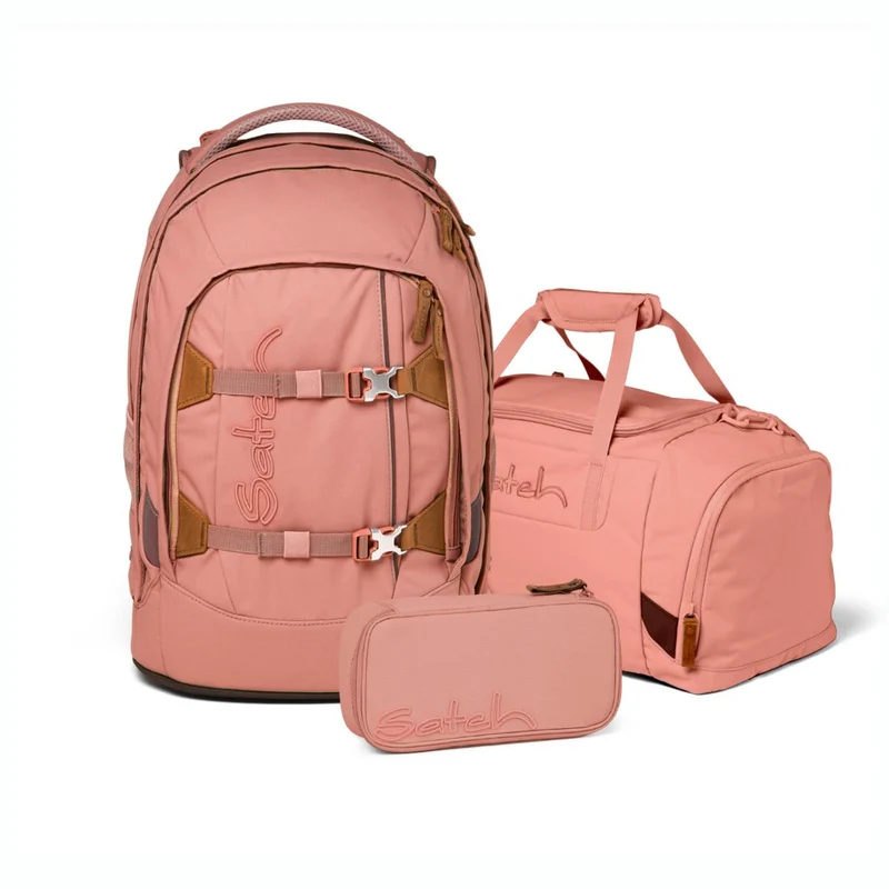 Satch Pack Nordic Coral Skandi Edition Schulrucksack Set 3tlg.