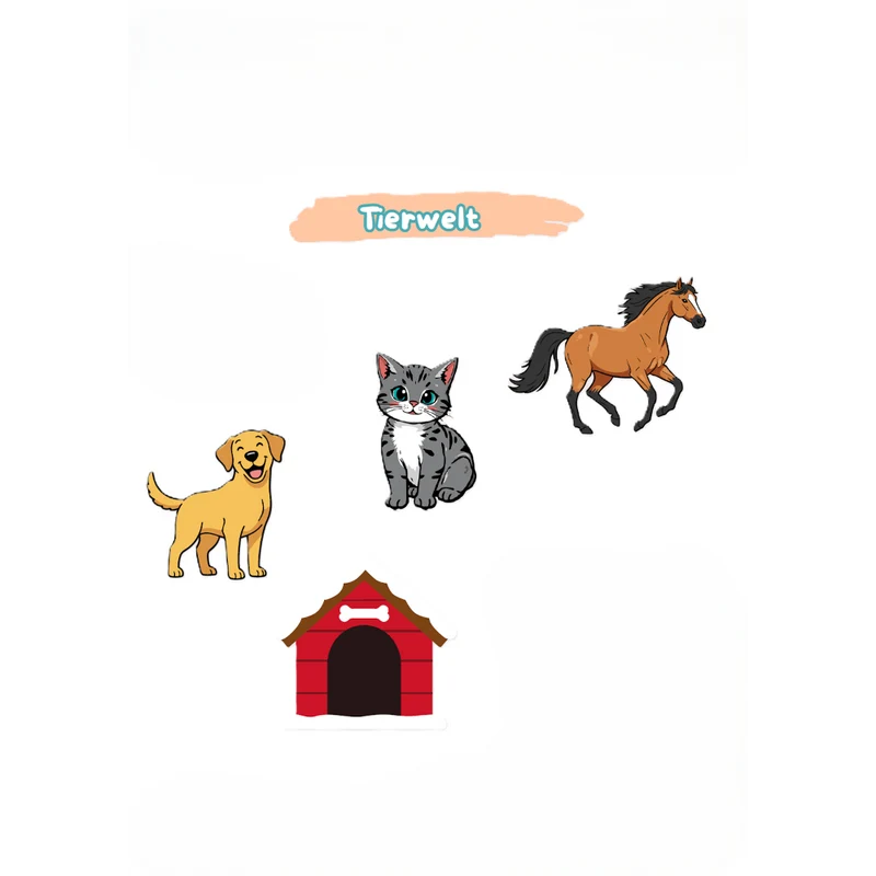 Innovabaq Stick-ons Tierwelt Textilsticker