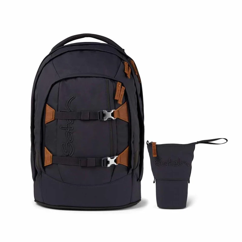 Satch Pack Nordic Grey Skandi Edition Schulrucksack Set 2tlg.