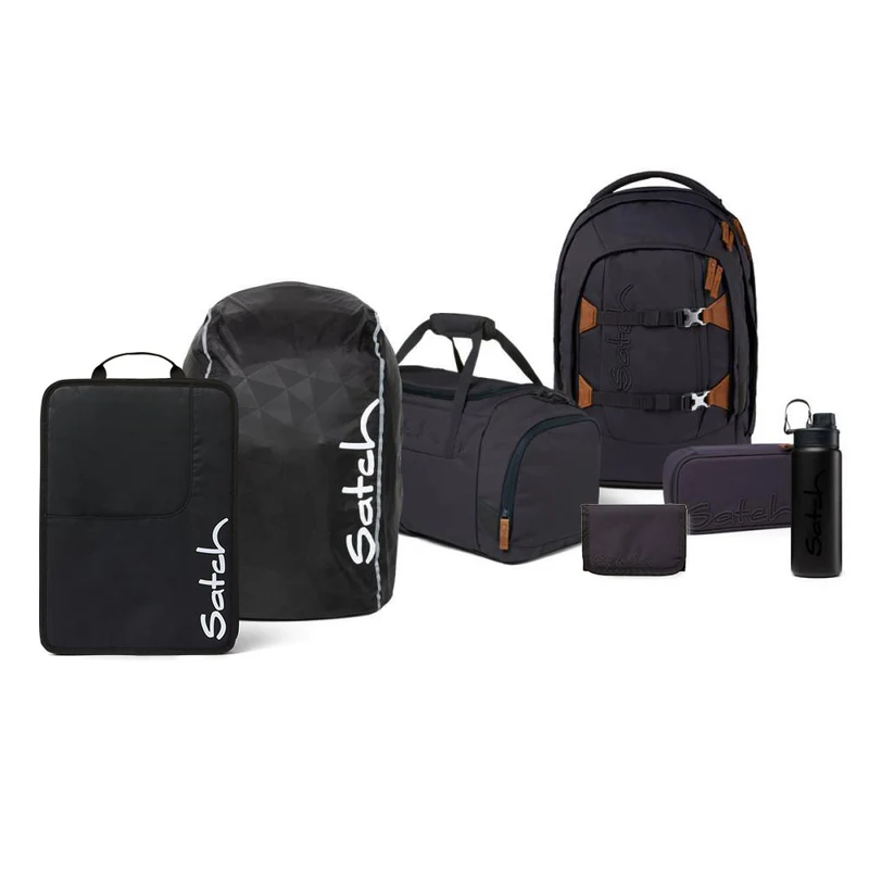 Satch Pack Nordic Grey Kollektor Edition Schulrucksack Set 7tlg.