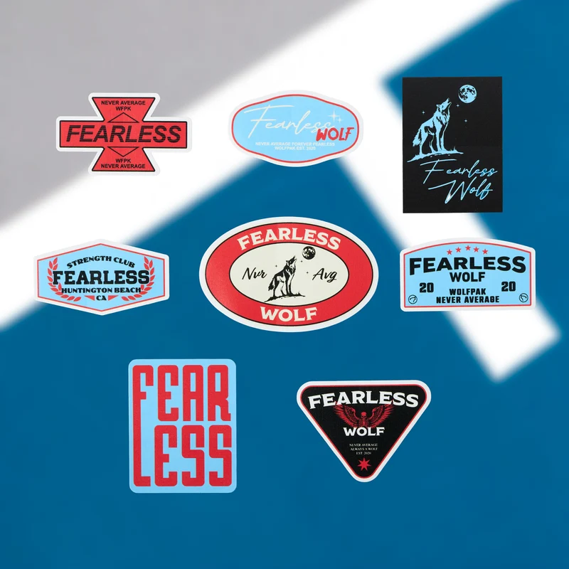 Fearless Wolf Sticker Pak