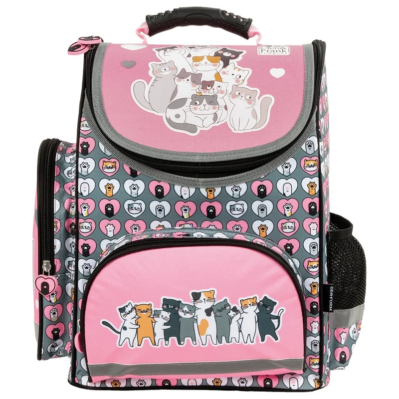 Mädchen Schulranzen 1. Klasse SWEET KITTY Schultasche 5-teiliges Set mit Federmappe