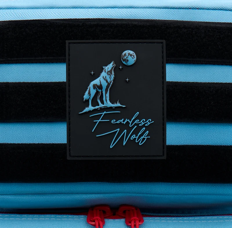 Fearless Wolf Blue Moon Patch