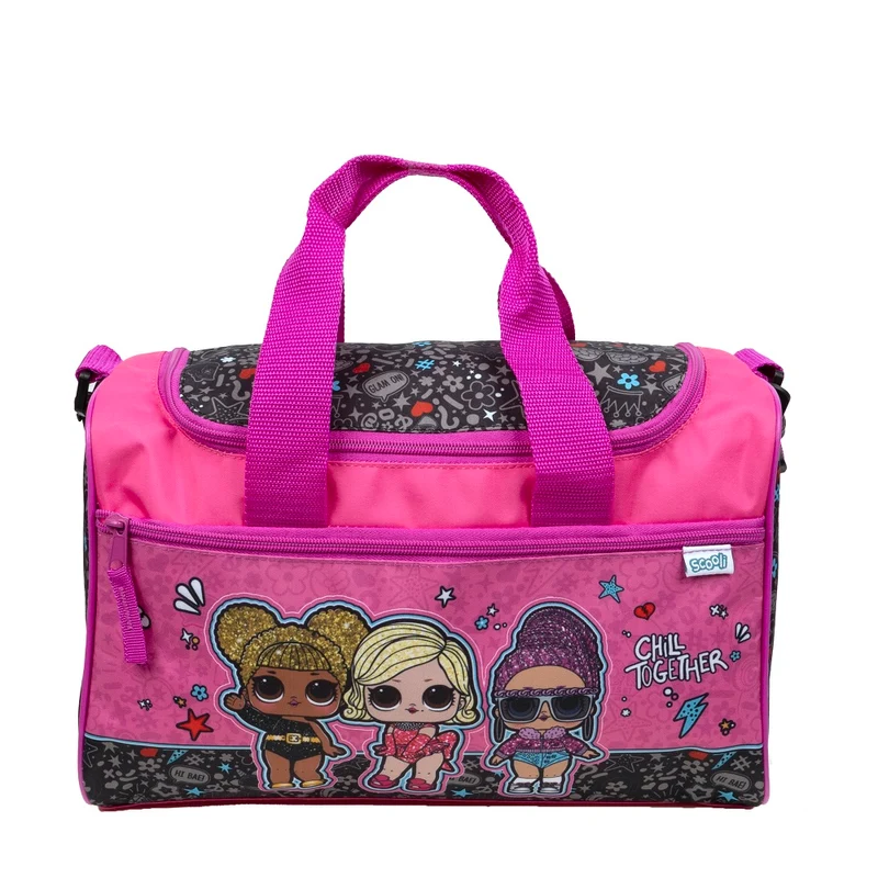 Sporttasche LOL SURPRISE (Maße: ca. 35 x 24 x 16 cm | Material: Polyester | mit Reißverschluss-Hauptfach)