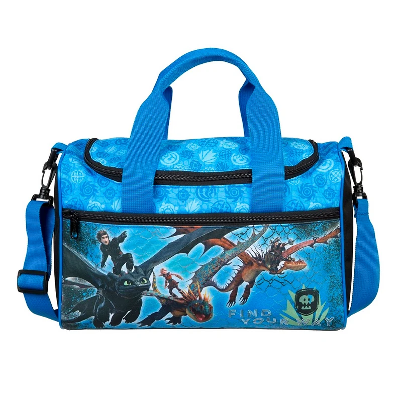Sporttasche DRAGONS (Maße: ca. 35 x 24 x 16 cm | Material: Polyester | mit Reißverschluss-Hauptfach)