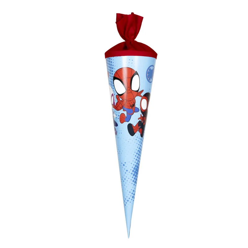 Schultüte / Zuckertüte SPIDEY & seine Freunde ca. 70 cm (Länge) | rund | Durchmesser ca. 18 cm
