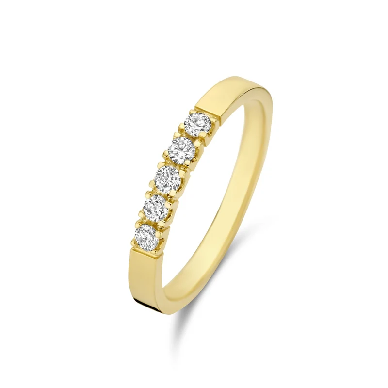 Isabel Bernard De la Paix Madeline 14 Karat | Gold Ring | Diamant 0.20 Karat | IBD330018-48