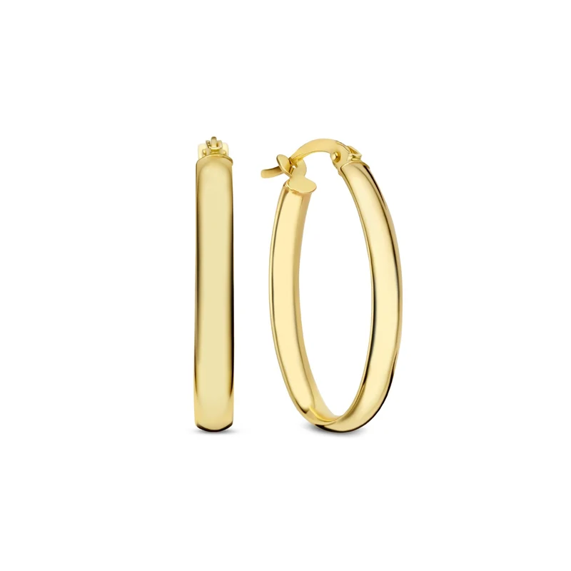 Isabel Bernard Rivoli Flori 14 Karat Gold Reif-Ohrringe IB360254