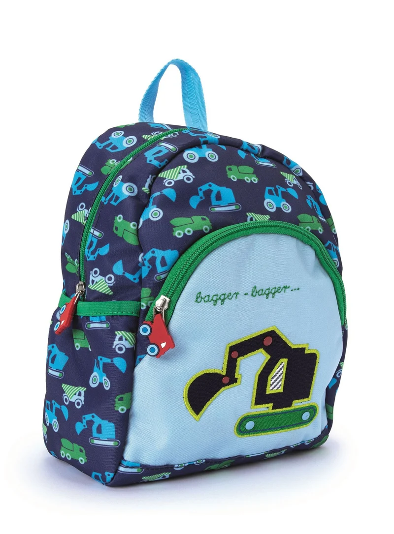 Kinder Rucksack Die Spiegelburg BAGGER für Kinder ab 2 Jahren; mit Brustgurt