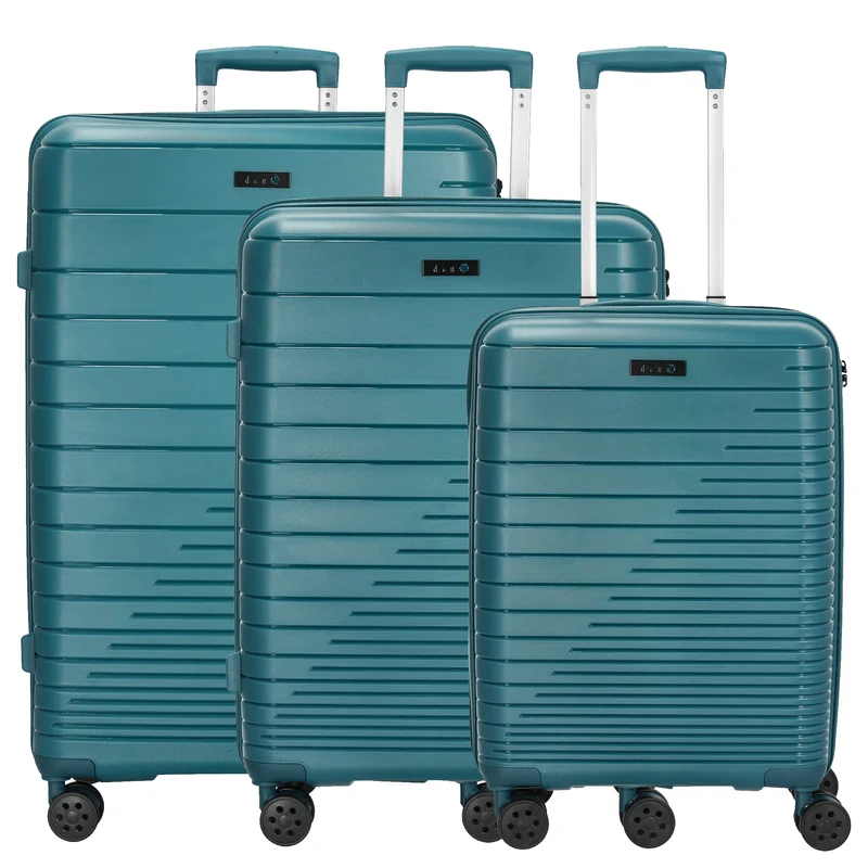 D&N Travel Line 4600 - Trolley-Set, 3tlg. (petrol)