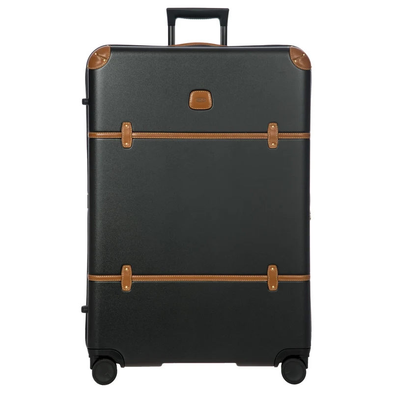Brics Bellagio - 4-Rollen-Trolley 82 cm erw. recycelt (black/tan)